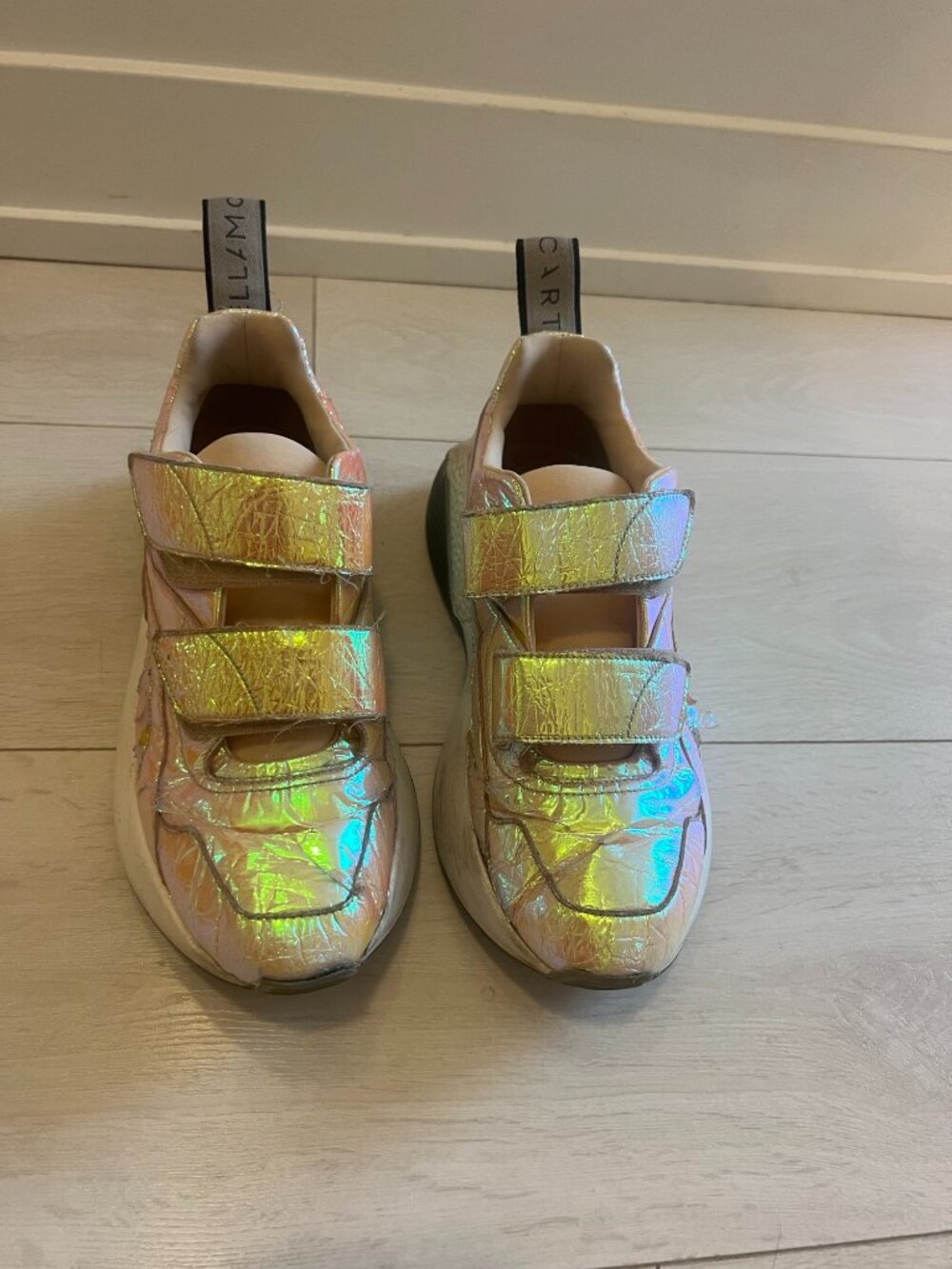 ✨ Stella McCartney Eclypse Resort Iridescent Holographic Sneakers ✨